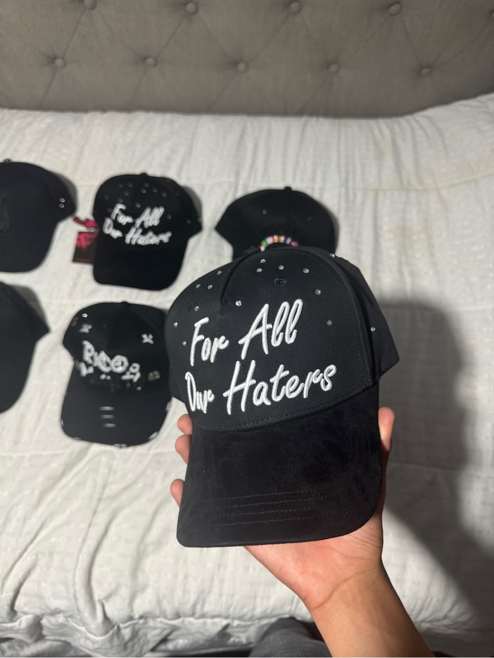 Black 'For All Our Haters' dandy x tombochio Cap